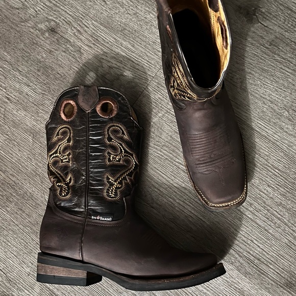 Red diamond♦️Cowboy boots botas vaqueras 7 - Picture 3 of 7